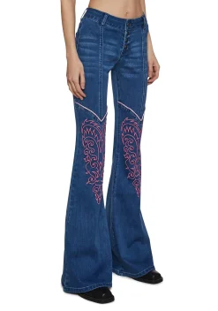 Sugar Thrillz Bottoms|Pants*Rustic Romance Denim Pants
