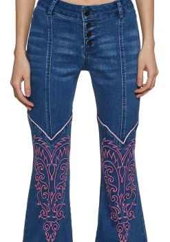 Sugar Thrillz Bottoms|Pants*Rustic Romance Denim Pants
