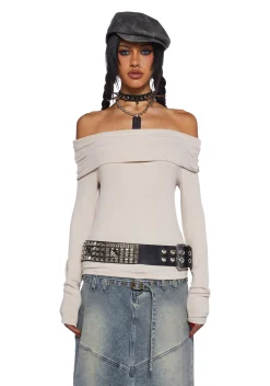 Current Mood Tops|Plus*Rustic Soul Long Sleeve Top - White