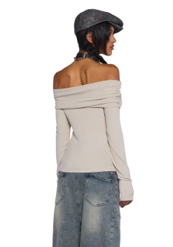 Current Mood Tops|Plus*Rustic Soul Long Sleeve Top - White