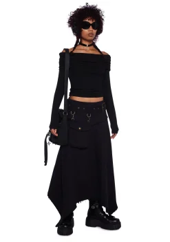 Current Mood Tops|Plus*Rustic Soul Long Sleeve Top - Black