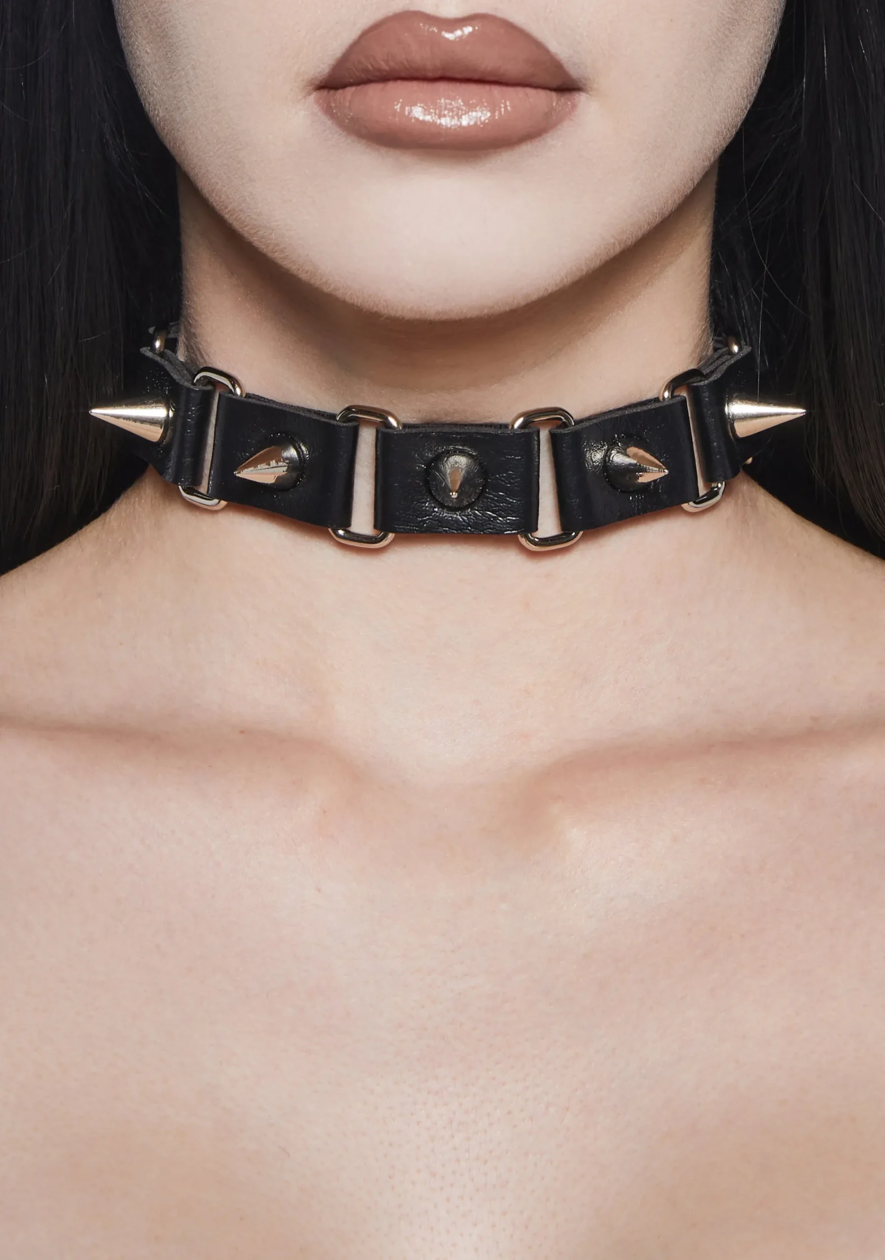 Widow Jewelry*Sad Thoughts Spiked Choker