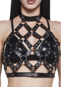 Widow Belts & Harnesses*Safe Words Chest Harness
