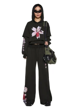 Dolls Kill x NARUTO SHIPPUDEN Outerwear|Sweatshirts & Hoodies*Sakura Cropped Hoodie