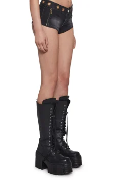 Generation Kiss Bottoms|Shorts*Sasha Grommet Micro Shorts