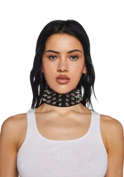 x_ATVT Jewelry*Sass Status Spiked Choker