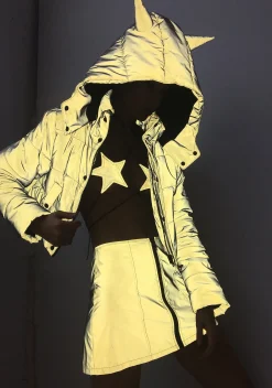 Club Exx Outerwear*Savage Signalz Reflective Jacket