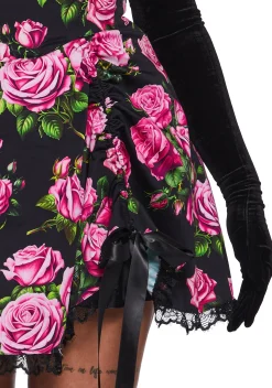 Sugar Thrillz Dresses|Mini Dresses*Scandal Sheet Mini Dress - Black Floral