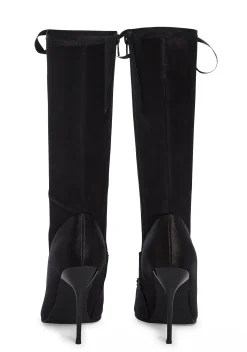 Widow Boots*Scandalous Seduction Heeled Boots - Black