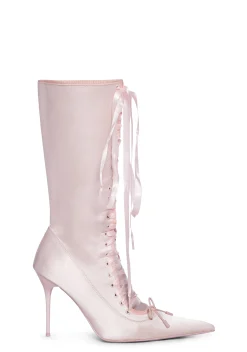Sugar Thrillz Boots*Scandalous Seduction Heeled Boots - Pink