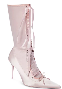Sugar Thrillz Boots*Scandalous Seduction Heeled Boots - Pink