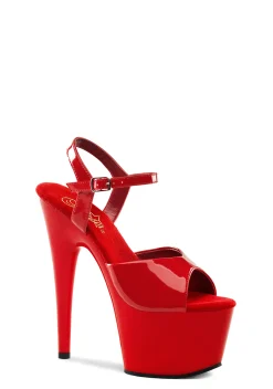Pleaser Platforms|Heels*Scarlett Kat Stacks Adore Platform Heels