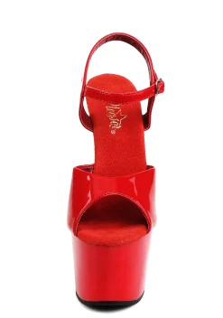 Pleaser Platforms|Heels*Scarlett Kat Stacks Adore Platform Heels