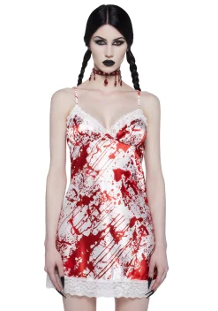 Trickz N' Treatz Dresses|Plus*Scream Queen Slip Dress