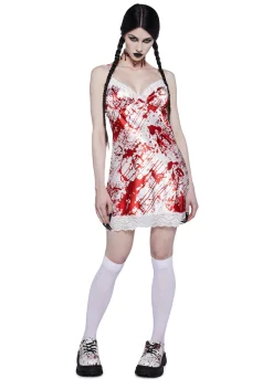 Trickz N' Treatz Dresses|Plus*Scream Queen Slip Dress