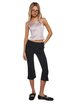 dELiA*s by Dolls Kill Bottoms|Pants*Secret Garden Party Capri Pants