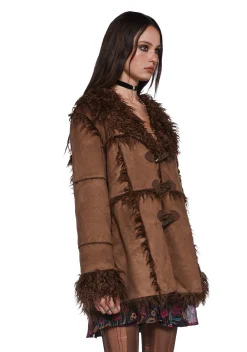 Current Mood Outerwear*Secret Of Patience Toggle Jacket - Brown