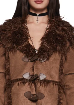 Current Mood Outerwear*Secret Of Patience Toggle Jacket - Brown