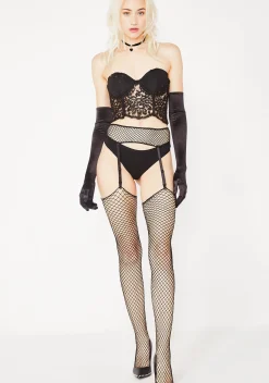 x_Leg Avenue Socks & Tights*Seduce 'Em Garter Belt N' Stockings