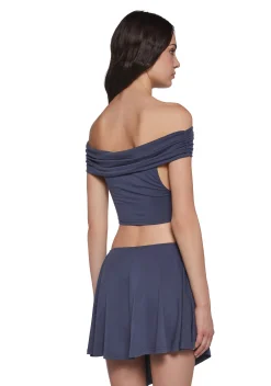 x_BeigeBotany Dresses*Seductive Gaze Cut Out Dress - Blue
