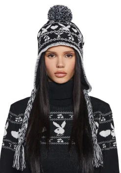 Playboy by Dolls Kill Hats*Seductive Icon Knit Beanie