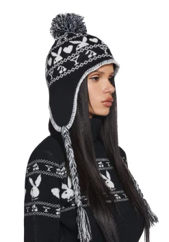 Playboy by Dolls Kill Hats*Seductive Icon Knit Beanie