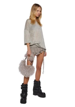 DARKER WAVS Bags*Shaggy Mini Shoulder Bag