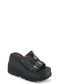 Demonia Sandals*Shaker-07 Platform Sandal Wedges