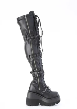 Demonia Boots|Platforms*Shaker-420 Thigh-High Boots