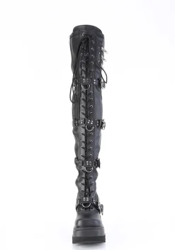 Demonia Boots|Platforms*Shaker-420 Thigh-High Boots