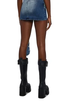 Generation Kiss Bottoms|Skirts*Shannon Wrap Belt Skirt - Denim