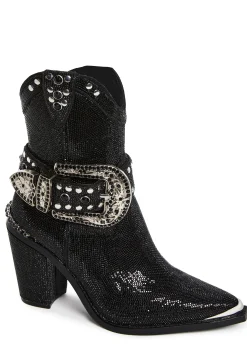 BOY Club Exx Boots|Cowboy Boots*Sharp Sheriff Shine Cowboy Boots - Black