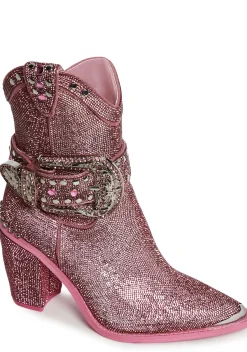 BOY Club Exx Boots|Cowboy Boots*Sharp Sheriff Shine Cowboy Boots - Pink