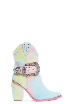 BOY Club Exx Boots|Cowboy Boots*Sharp Sheriff Shine Cowboy Boots - Faux Fur