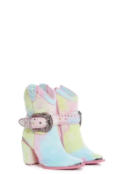 BOY Club Exx Boots|Cowboy Boots*Sharp Sheriff Shine Cowboy Boots - Faux Fur