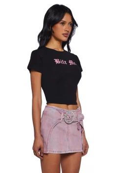 Sugar Thrillz Tops|Plus*She Bites Baby Tee
