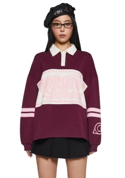 Dolls Kill x NARUTO SHIPPUDEN Tops*Shinobi Prep Long Sleeve Tee
