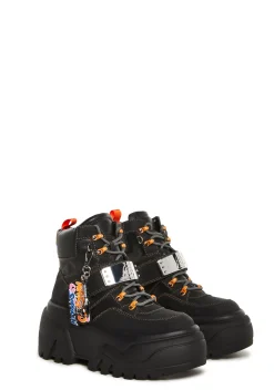 Dolls Kill x NARUTO SHIPPUDEN Platforms|Sneakers*Shinobi Shield Platform Sneakers