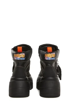 Dolls Kill x NARUTO SHIPPUDEN Platforms|Sneakers*Shinobi Shield Platform Sneakers