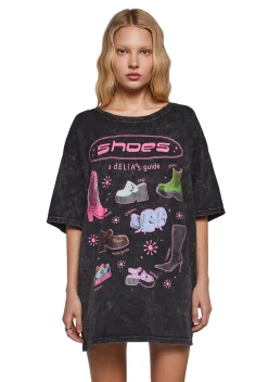 dELiA*s by Dolls Kill Tops|Plus*Shoe Guide Oversized Tee