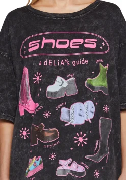 dELiA*s by Dolls Kill Tops|Plus*Shoe Guide Oversized Tee