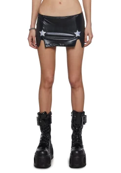 Club Exx Bottoms|Skirts*Shooting Stars Micro Skort