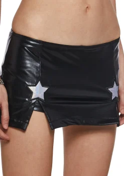 Club Exx Bottoms|Skirts*Shooting Stars Micro Skort