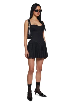 Sugar Thrillz Boots|Platforms*Short And Sweet Knee High Boots - Black