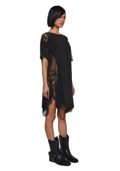 Widow Dresses|Plus*Shredded Romance Midi Dress