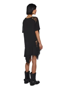 Widow Dresses|Plus*Shredded Romance Midi Dress
