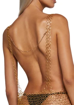 DARKER WAVS Dresses*Signal Chainmail Dress