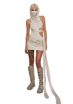 DARKER WAVS Dresses|Mini Dresses*Signal Cut Out Wrap Mini Dress