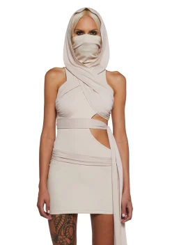 DARKER WAVS Dresses|Mini Dresses*Signal Cut Out Wrap Mini Dress