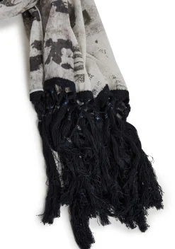 DARKER WAVS Scarves & Gloves*Signal Graphic Scarf